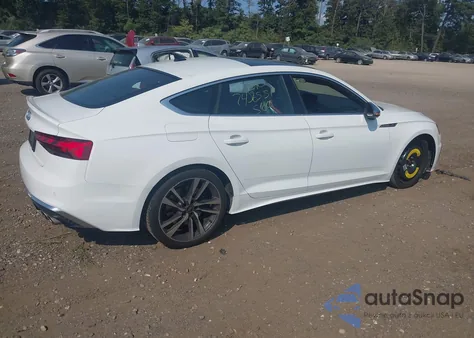 2022 Audi S5 Premium Plus из США, поврежденный, VIN WAUC4CF58NA035308